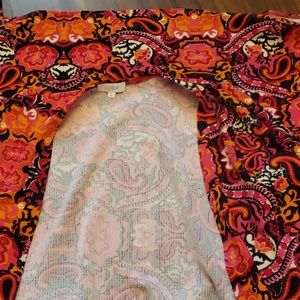 Lularoe Sarah Floral Print Cardigan Size L